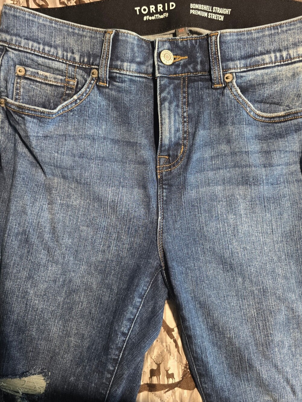 torrid Women's Skinny Jeans in Medium Blue Wash